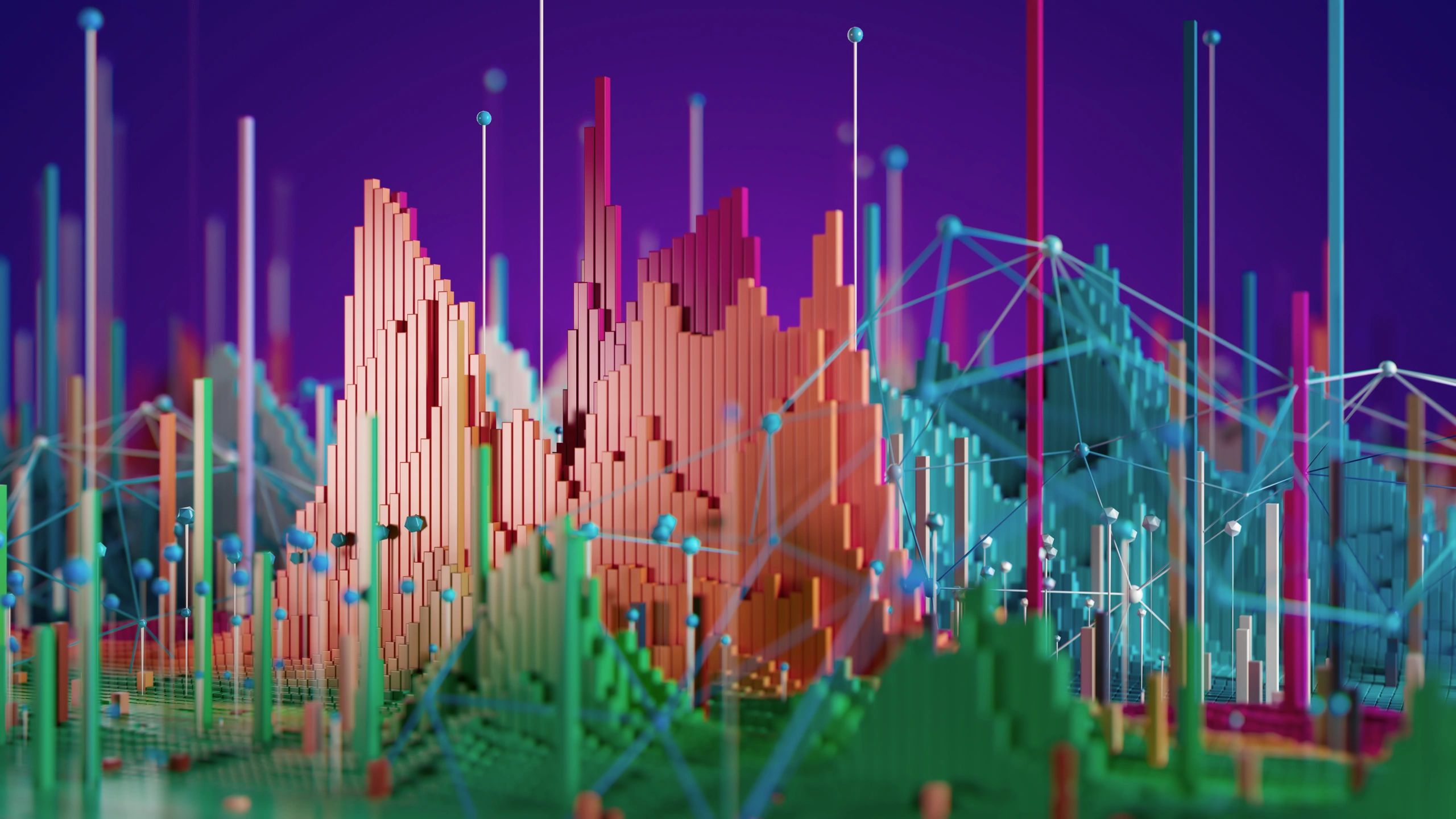 Visualización abstracta de datos y tendencias